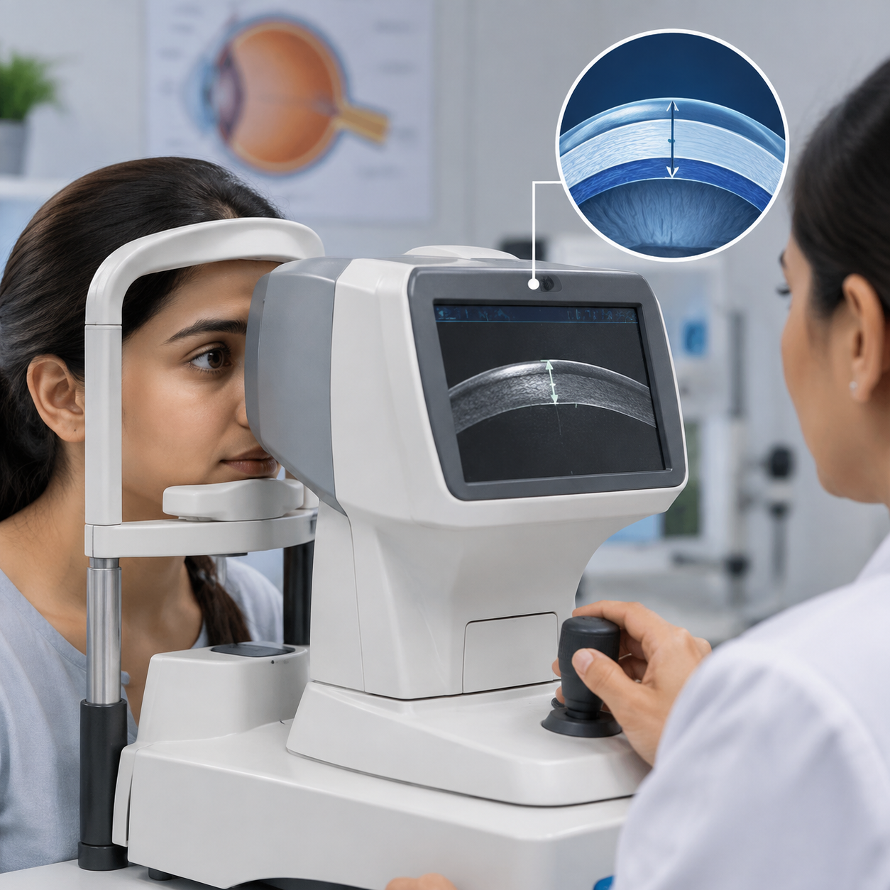Why a pachymetry test is done