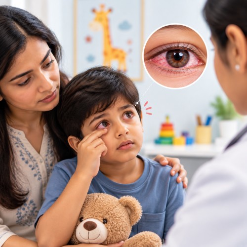 Red eyes in children