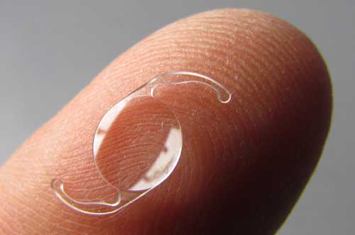 Image showing detailed steps of intraocular lens (IOL) surgery at Kenia Eye Hospital